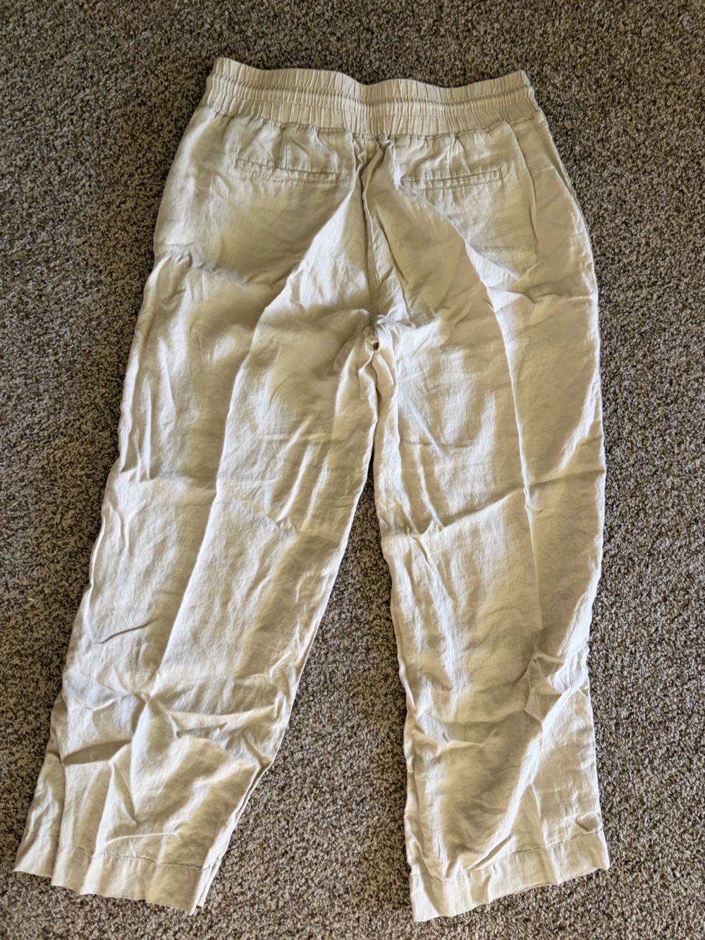 Quince Wide-Leg 100% European Linen Pants in Flax - Picture 7 of 10